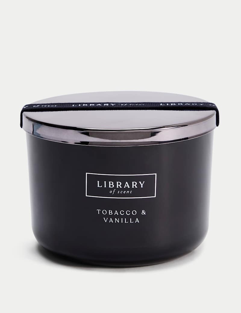tobacco noir candle Tobacco & Vanilla Noir 3 Wick Candle – Retail International Group