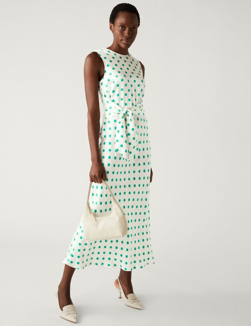 Polka dot tie dress outlet