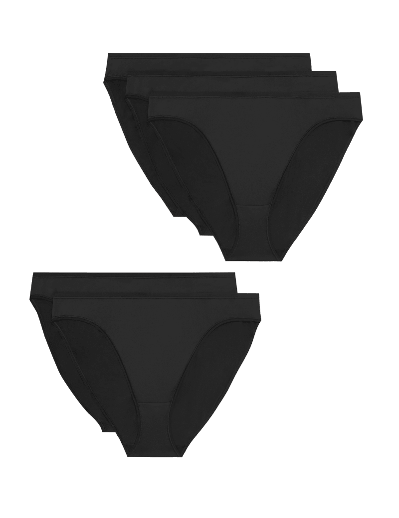 5pk No VPL Microfibre High Leg Knickers – Retail International Group