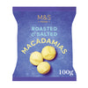 M&S Food Roasted and Salted Macadamia Nuts 100g