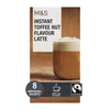 M&S Food Instant Toffee Nut Flavour Latte Sachets 156g