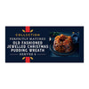 MS Food Collection Perfectly Matured Old Fashioned Jewelled Christmas Pudding Wreath 700g