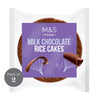 M&S Food Milk Chocolate Rice Cakes 34g
